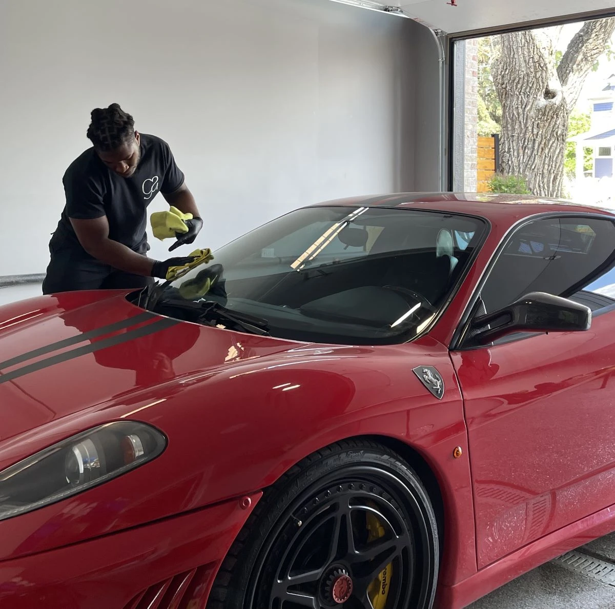 Ferrari Windshield Cleaning Car Detailing Calgary