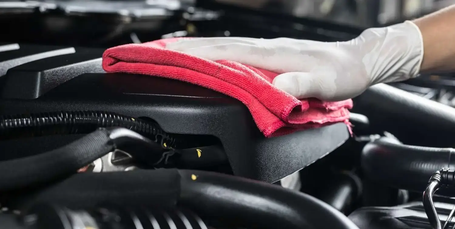 Wiping Engine Bay